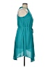 Mossimo 100% Polyester Solid Teal Cocktail Dress Size XL - photo 4