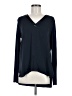 Elie Tahari Blue Long Sleeve Blouse Size M - photo 1