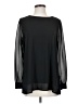 Panhandle 100% Polyester Black Long Sleeve Blouse Size S - photo 1