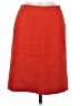 Talbots 100% Cotton Solid Red Casual Skirt Size 6 - photo 1