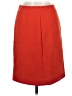 Talbots 100% Cotton Solid Red Casual Skirt Size 6 - photo 2