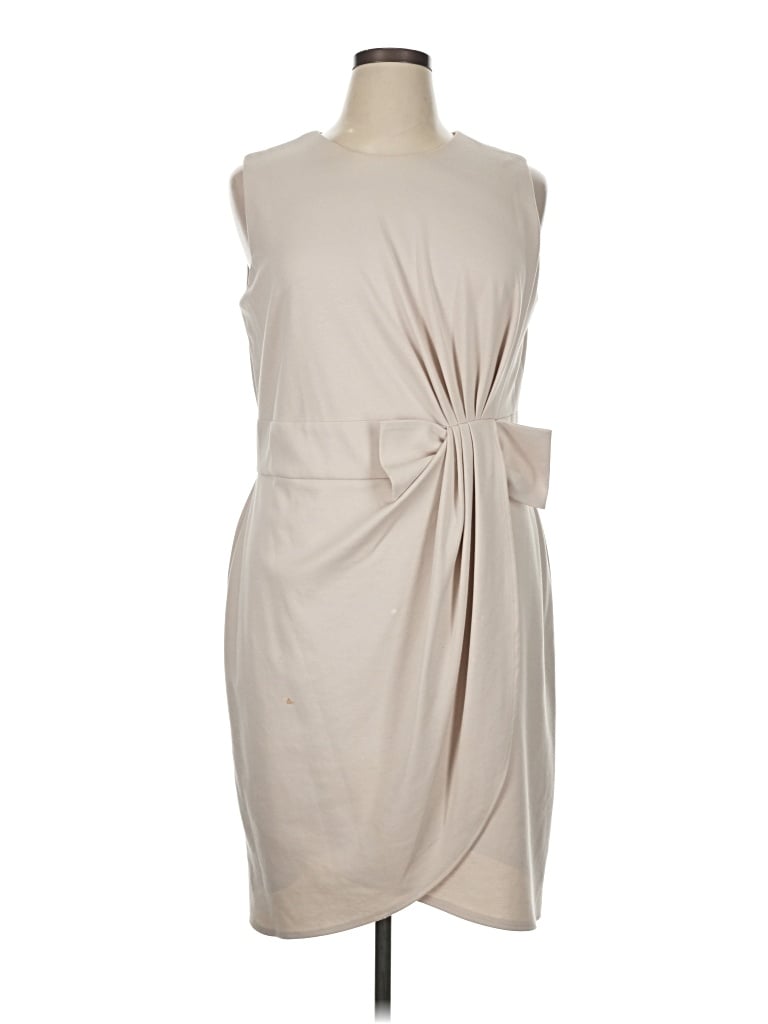 Pre-owned Marina Cocktail Dress In Brown