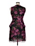 Tulle 100% Polyester Floral Black Purple Cocktail Dress Size XL - photo 2