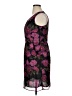 Tulle 100% Polyester Floral Black Purple Cocktail Dress Size XL - photo 5
