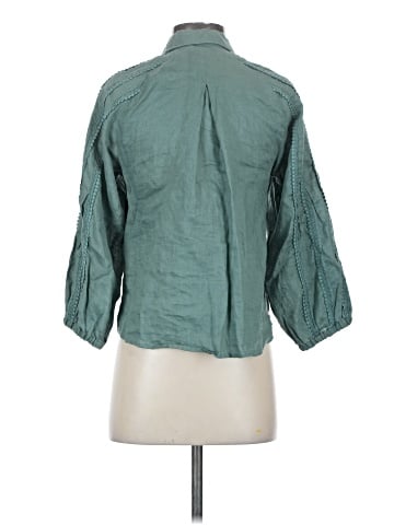 Elie Tahari 3/4 Sleeve Button-Down Shirt (view 2)