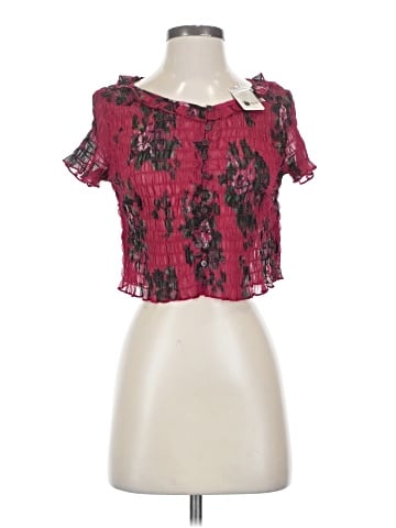 Free People Short Sleeve Blouse (view 1)