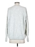 Vince Camuto Solid Silver Pullover Sweater Size S - photo 2
