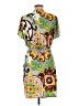 Hale Bob Print Yellow Casual Dress Size L - photo 2
