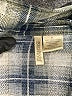 Passport 100% Polyester Plaid Blue Long Sleeve Blouse Size M - photo 7