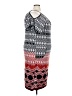 Mlle Gabrielle Graphic Gray Casual Dress Size 3X - photo 4