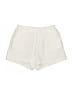 Shein 100% Cotton Solid Ivory Athletic Shorts Size L - photo 1