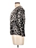 Escada Animal Print Silver Black Cardigan Size L - photo 5
