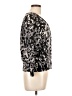 Escada Animal Print Silver Black Cardigan Size L - photo 4