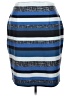 Roz & Ali Stripes Blue Casual Skirt Size 2X - photo 2