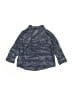 Joe Fresh 100% Cotton Blue Long Sleeve Button-Down Shirt Size 12-18 mo - photo 2