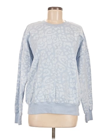 Aqua Pullover Sweater (view 1)