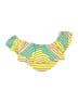 Trina Turk Stripes Yellow Swimsuit Top Size 10 - photo 2