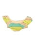 Trina Turk Stripes Yellow Swimsuit Top Size 10 - photo 1