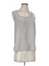 Eight Sixty 100% Silk Silver Tan Sleeveless Silk Top Size S - photo 1