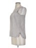 Eight Sixty 100% Silk Silver Tan Sleeveless Silk Top Size S - photo 5
