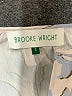 Brooke Wright 100% Cotton Silver Ivory 3/4 Sleeve Blouse Size S - photo 6