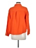Unbranded Orange 3/4 Sleeve Button-Down Shirt Size M - photo 2