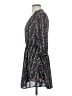Lush 100% Polyester Print Black Casual Dress Size S - photo 5