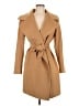 Diane von Furstenberg Tan Wool Coat Size 8 - photo 1