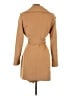 Diane von Furstenberg Tan Wool Coat Size 8 - photo 2