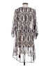 Floreat 100% Polyester Paisley Multi Color Silver Casual Dress Size M - photo 2