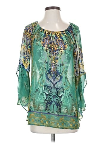 Mushka by Sienna Rose 3/4 Sleeve Blouse (view 1)