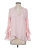 Vince Camuto 100% Polyester Pink Long Sleeve Blouse Size S - photo 1