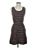 Dina Be Stripes Brown Black Casual Dress Size S - photo 1