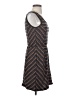 Dina Be Stripes Brown Black Casual Dress Size S - photo 4