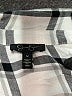 Jessica Simpson 100% Viscose Checkered-gingham Silver 3/4 Sleeve Blouse Size M - photo 7