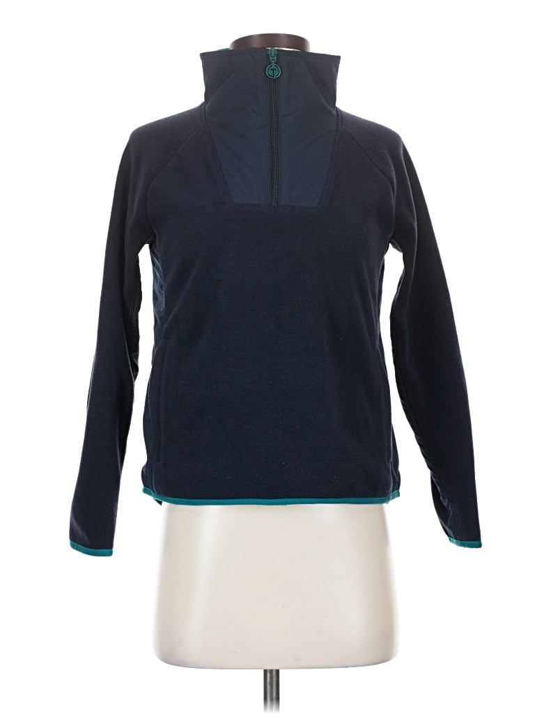 Pre-owned T By Talbots Fleece Jacket In Blue