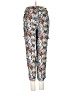 Ann Taylor LOFT 100% Viscose Floral Blue Casual Pants Size XS - photo 2