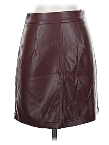 French Connection Faux Leather Skirt (view 1)