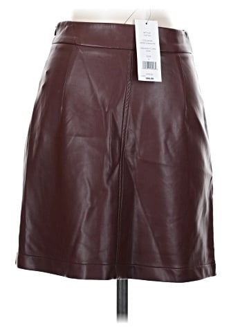 French Connection Faux Leather Skirt (view 2)