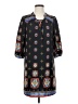 Altar'd State 100% Polyester Print Black Casual Dress Size XS - photo 1