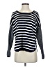 Madewell Stripes Black Blue Pullover Sweater Size S - photo 1