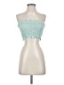 Shein Teal Tube Top Size 4 - photo 1