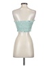 Shein Teal Tube Top Size 4 - photo 2