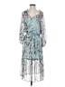 Veronica M. 100% Polyester Silver Cocktail Dress Size S - photo 1