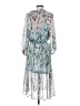 Veronica M. 100% Polyester Silver Cocktail Dress Size S - photo 2