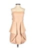 Tibi Solid Pink Tan Cocktail Dress Size 2 - photo 1