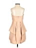 Tibi Solid Pink Tan Cocktail Dress Size 2 - photo 2