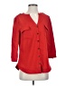 41Hawthorn 100% Polyester Red 3/4 Sleeve Blouse Size S - photo 1