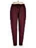 Unbranded 100% Polyester Solid Burgundy Casual Pants Size XXL - photo 1