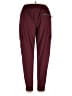 Unbranded 100% Polyester Solid Burgundy Casual Pants Size XXL - photo 2